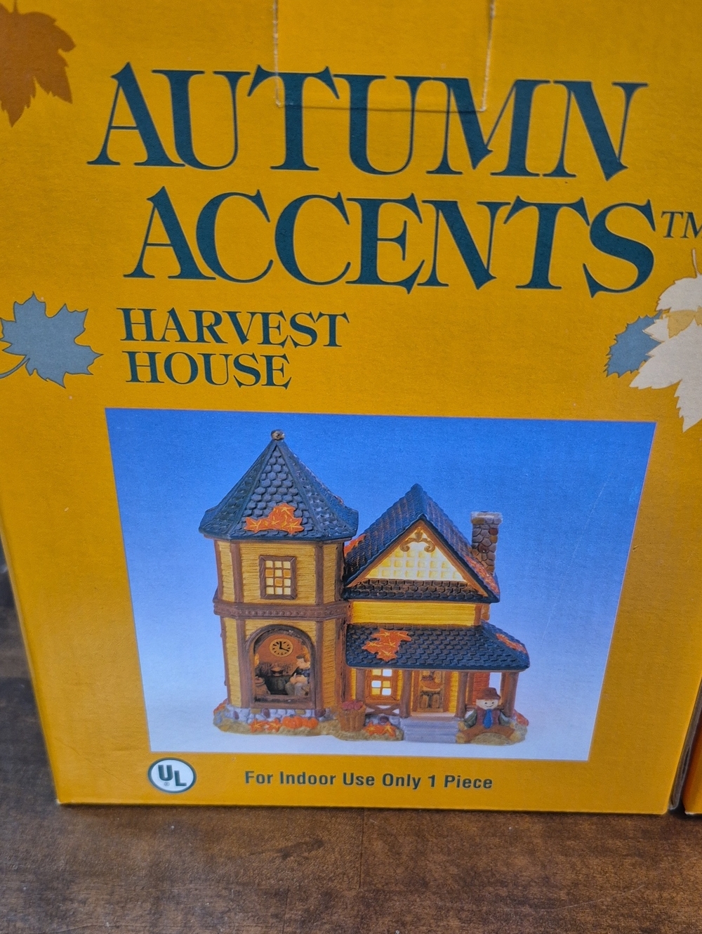 Harvest House - Autumn Yellow Decorative Accent There Are 2 House
